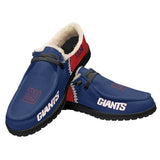 20% OFF Best Velvet New York Giants Moccasin Slippers For Men Women