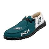 20% OFF Best Velvet Philadelphia Eagles Moccasin Slippers For Men Women