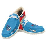 20% OFF Best Velvet Tennessee Titans Moccasin Slippers For Men Women