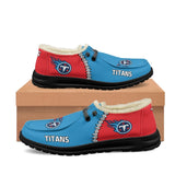 20% OFF Best Velvet Tennessee Titans Moccasin Slippers For Men Women