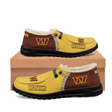 20% OFF Best Velvet Washington Commanders Moccasin Slippers For Men Women