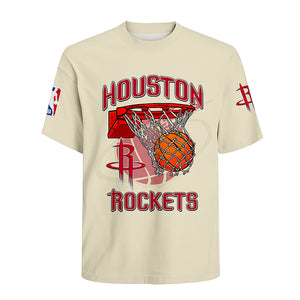 20% SALE OFF Vintage Houston Rockets T shirts Short Sleeves For Men