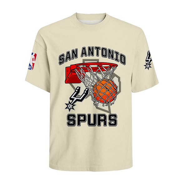 20% SALE OFF Vintage San Antonio Spurs T shirts Short Sleeves For Men