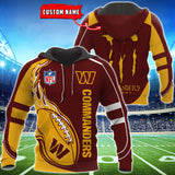 [SALE] 20% OFF Best Washington Commanders Hoodie Mens Ball Flame