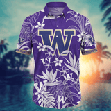 20% OFF Washington Huskies Hawaiian Shirt Tropical Flower
