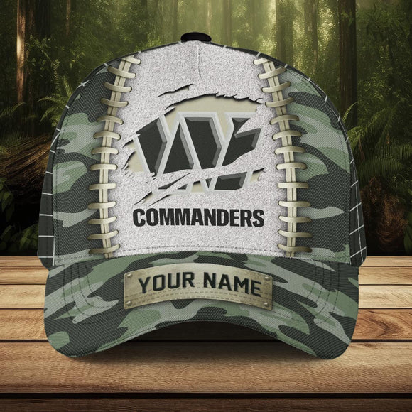 The Best Washington Commanders Camo Hat Custom Name |  4 Fan shop