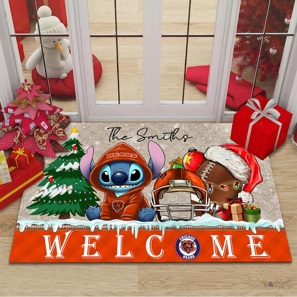 The Best Chicago Bears Door Mat Christmas – Personalized