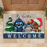 Welcome Dallas Cowboys Door Mats Christmas - Personalized