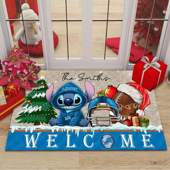 The Best Detroit Lions Door Mat Christmas – Personalized