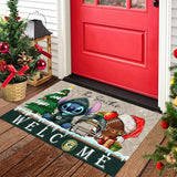 Lowest Price Welcome Green Bay Packers Door Mat Christmas - Personalized