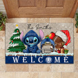 Lowest Price Welcome Indianapolis Colts Door Mats Christmas - Personalized