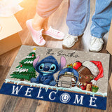 Lowest Price Welcome Indianapolis Colts Door Mats Christmas - Personalized