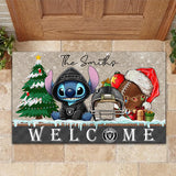 Lowest Price Welcome Las Vegas Raiders Door Mat Christmas - Personalized