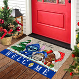 Welcome Los Angeles Rams Door Mats Christmas