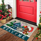 Lowest Price Welcome Philadelphia Eagles Door Mat Christmas - Personalized