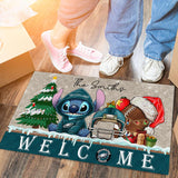 Lowest Price Welcome Philadelphia Eagles Door Mat Christmas - Personalized