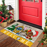 The Best Pittsburgh Steelers Door Mat Christmas – Personalized