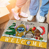 The Best Pittsburgh Steelers Door Mat Christmas – Personalized