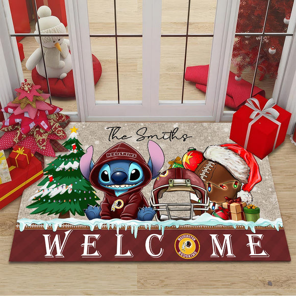 The Best Washington Redskins Door Mat Christmas – Personalized