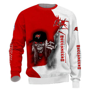 Iron Maiden Tampa Bay Buccaneers Sweatshirt For Halloween