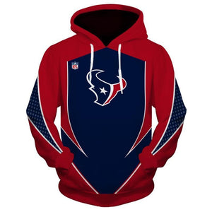 Houston Texans Hoodie 3D Sweatshirt Custom Jacket Pullover