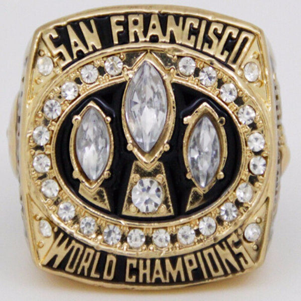 San Francisco 49ers 1988-89 Replica Ring. Superbowl Champions