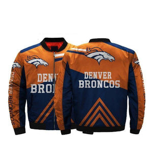 NFL Football Men Bomber Jacket Denver Broncos Jackets For Sale