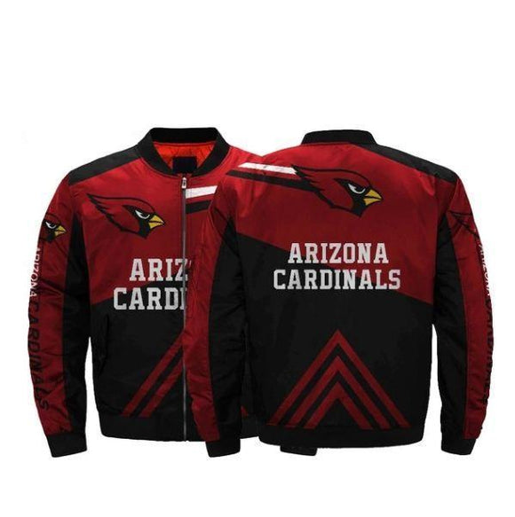 Men Bomber Jackets Arizona Cardinals Jacket Coats
