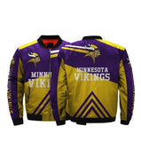 Men's Minnesota Vikings Bomber Jacket Coats