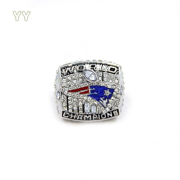 2001 New England Patriots Championship Ring For Sale Color Silver