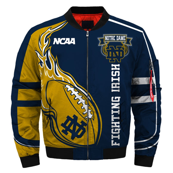 2019 Newest NCAA Jacket Custom Notre Dame Fighting Irish Jacket Cheap