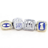 4pcs/set 1986 1990 2007 2011 New York Giants Super Bowl Rings For Sale