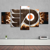 5pcs Philadelphia Flyers Canvas Wall Art Cheap For Living Room