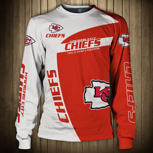 Kansas City Chiefs Sweatshirt Long Sleeve This is Chief's Kingdom