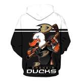 Anaheim Ducks Hoodie Mascot 3D Printed