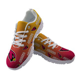 Arizona Cardinals Sneakers Repeat Print Logo Low Top Shoes