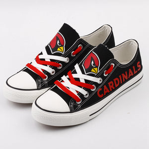 Arizona Cardinals Women's Shoes Low Top Canvas Shoes