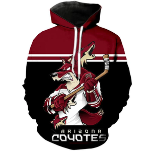 Arizona Coyotes Hoodie Mascot 3D Printed