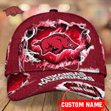 Lowest Price Arkansas Razorbacks Baseball Caps Custom Name