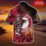 Atlanta Falcons Hawaiian Shirt Customize Your Name