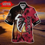 Atlanta Falcons Hawaiian Shirt Customize Your Name