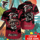 Atlanta Falcons Hawaiian Shirt Mascot Customize Your Name