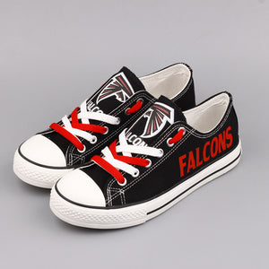 Atlanta Falcons Men's Shoes Low Top Canvas Shoes