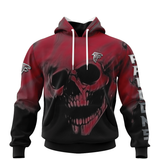 15% OFF Best Atlanta Falcons Skull Hoodies Custom Name & Number