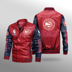 Atlanta Hawks Leather Jacket