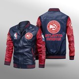 Atlanta Hawks Leather Jacket