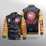 Atlanta Hawks Leather Jacket