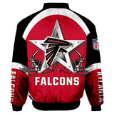 Atlanta Falcons Bomber Jacket Graphic Player Running