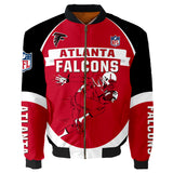Atlanta Falcons Bomber Jacket Graphic Player Running