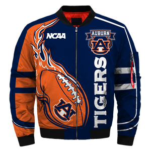 20% OFF Men's Auburn Tigers Jacket 3D Printed Plus Size 4XL 5XL